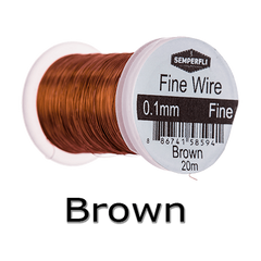 Semperfli Ultrafine Wire Brown
