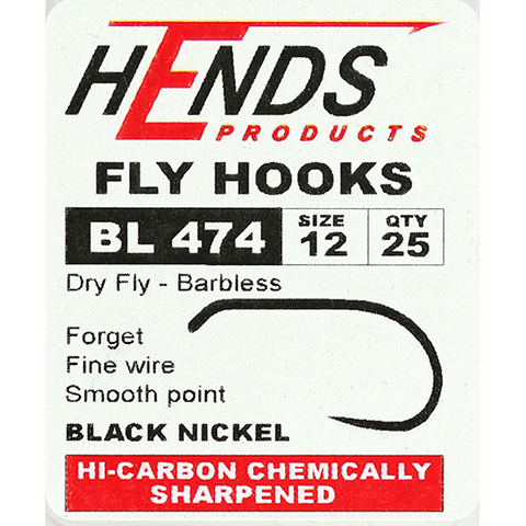 Hends BL474 Barbless Hooks