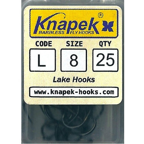 Knapek Lake Barbless hooks