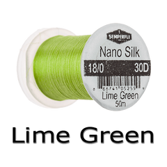 Semperfli Nano Silk 18/0 Lime green