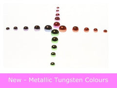 Metallic colour tungsten beads