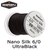 Semperfli nano Silk Ultrablack 6/0