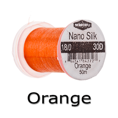 Semperfli Nano Silk 18/0 Orange