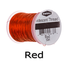 Semperfli Iridescent Thread Red