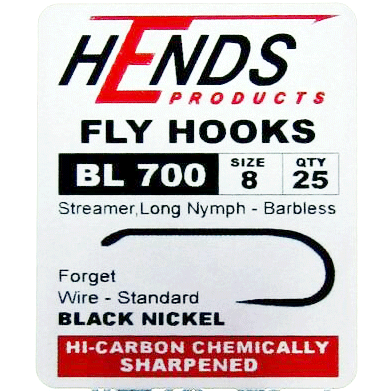 Hends Barbless Streamer Hooks BL700