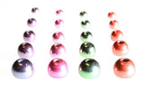 Metallic Colour Tungsten Beads (Countersunk)