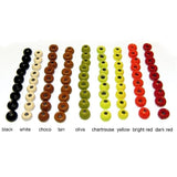 Painted Countersunk Tungsten Beads