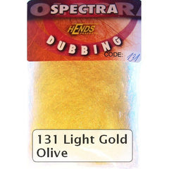 Hends Spectra Dubbing Packets Light Gold Olive