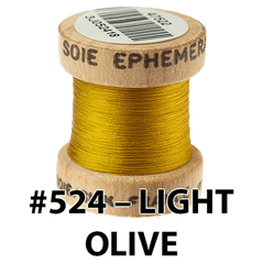 524 - LIGHT OLIVE Ephemera Silk Au Ver a Soie