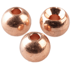 Copper Countersunk Tungsten Beads 6.4mm 1700mg
