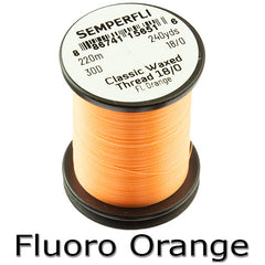 Semperfli Classic Waxed Thread 18/0FluoroOrange