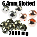 Extra Large Slotted Tungsten Beads