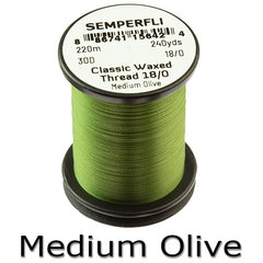 Semperfli Classic Waxed Thread 18/0MediumOlive