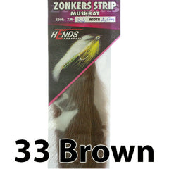 Muskrat Zonker Strips 7 colours