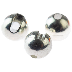 Silver Xtra Large (6.4mm) Slotted Tungsten Beads