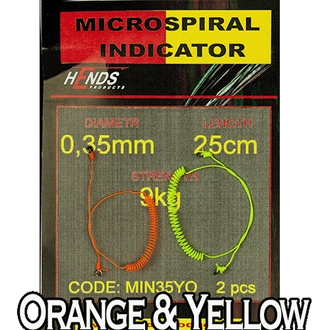 Microspiral indicatorsYellow 0.35mm