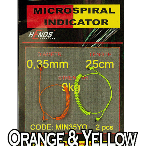 Microspiral indicatorsYellow 0.35mm