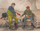 Angling for a Brew Lee Fearnley- limited edition print