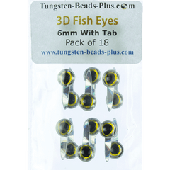 3D Holographic Fish Eyes with Tab 6mm