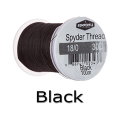 Semperfli Spyder Thread Black