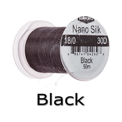 Semperfli Nano Silk 18/0 Black