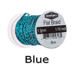 Semperfli Flat Braid Blue
