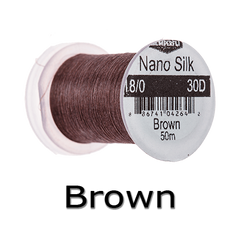 Semperfli Nano Silk 18/0 Brown