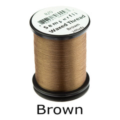 Semperfli Waxed Thread 8 0 Brown
