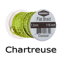 Semperfli Flat Braid Chartreuse