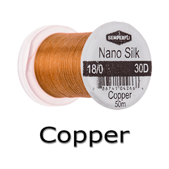 Semperfli Nano Silk 18/0 Copper