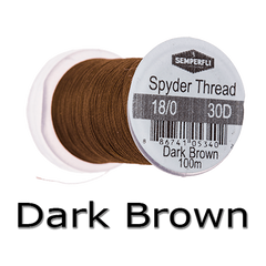 Semperfli Spyder Thread Dark Brown