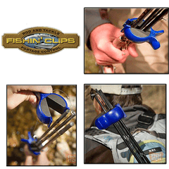 Fishin'Clips Fishing Rod Portage Tool by Grasshopper Products USA