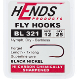 Hends BL 321 Barbless Fly Hooks