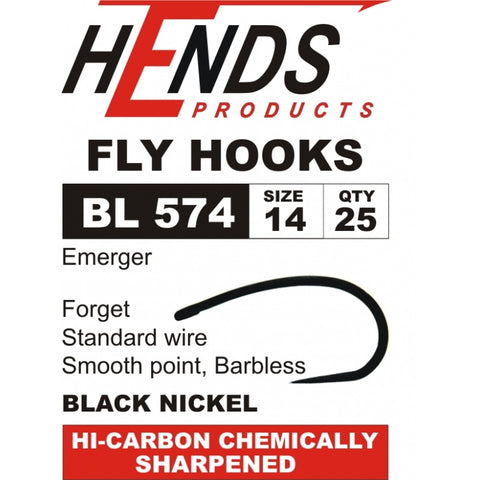 Hends BL574 Barbless Hooks