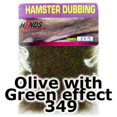 Hends Dubbing Hamster Plus  Olive with Green effect 349
