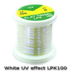 Hends Flat Tinsel White UV Effect