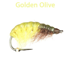 Hydropsyche Czech Nymph Golden Olive