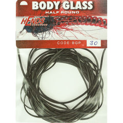 Hends Body Glass Half Round Black