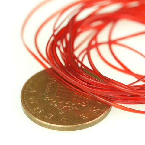 Hends MICRO Body Glass Half Round Red close up