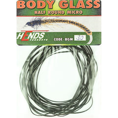Hends MICRO Body Glass Half Round Black