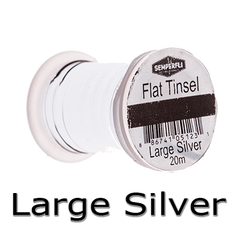 Semperfli Flat tinsel Large Silver