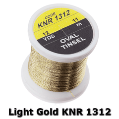 Hends Oval Tinsel  Light Gold KNR 1312