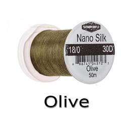 Semperfli Nano Silk 18/0 Olive