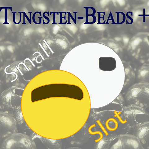 Small slot tungsten beads