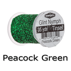 Semperfli Glint Nymph Peacock green
