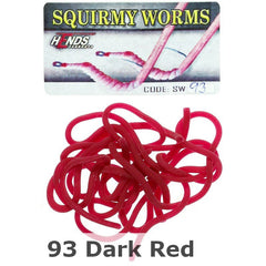 Hends Squirmy Worms #93 Dark Red