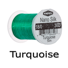 Semperfli Nano Silk 18/0 Turquoise