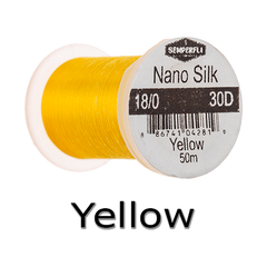 Semperfli Nano Silk 18/0 Yellow