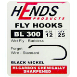 Hends Barbless Wet Fly Hooks BL 300