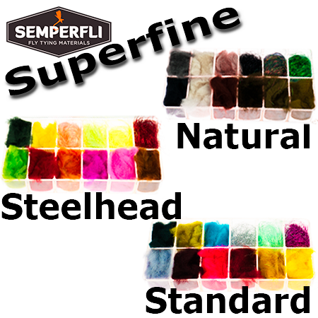 Semperfli Superfine Dubbing Dispenser Collections
